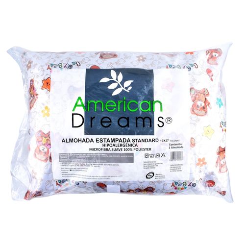 American Dream Almohada Estampada