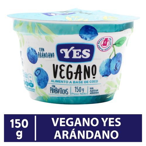 Yogurt Yes vegano arándano -150 g