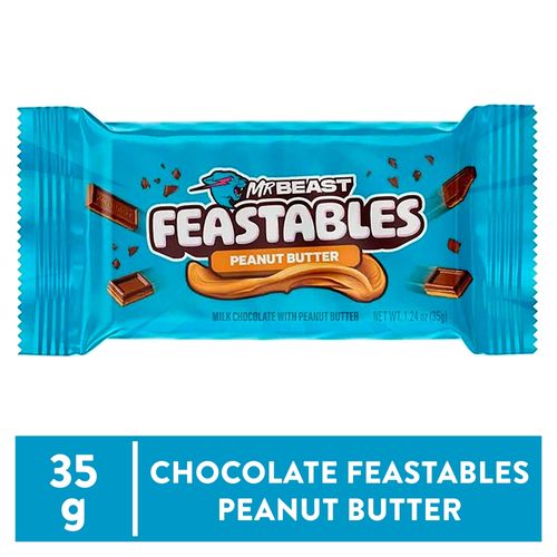 Chocolate Feastables Sabor Peanut Butter 35 g