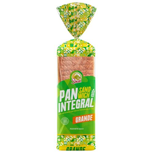 Pan sándwich Sinai Integral - 600 g