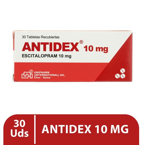 Antidex Unipharm 10 mg - Precio indicado por Unidad