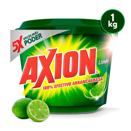 Lavaplatos Axion Limón Pasta - 1kg