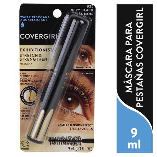 Mascara para pestañas Covergirl exhibitionist tono 825 very black - 9 g
