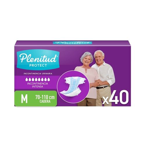 Pañal adulto Plenitud Protect talla M - 40 Uds