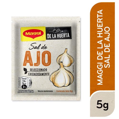 Sal de Ajo MAGGI® De La Huerta 12 Sobres - 60 g