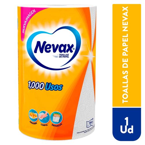 Toallas De Papel Nevax 1000 Usos -  1 Rollo