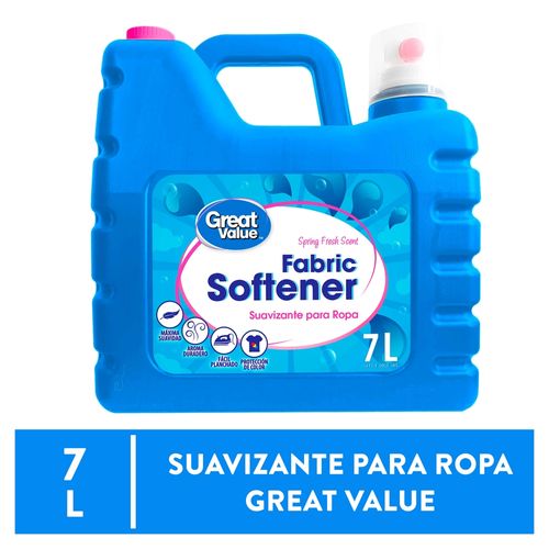 Suavizante Great Value Cuidado Avanzado aroma Spring Breeze -7000 ml
