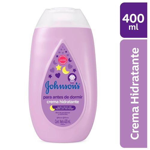 Crema Corporal Bebé Johnson's Antes de Dormir -400 ml
