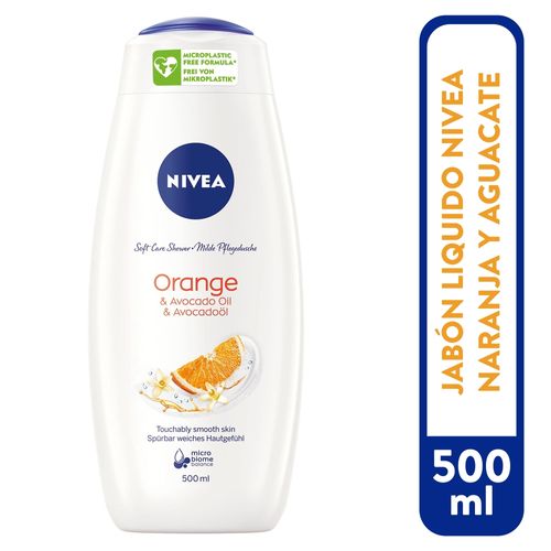 Shower  Nivea Naranja  Y Ace Agua  500 ml