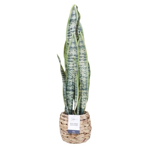 Ms Planta Artificial Maceta Mimbre 65Cm