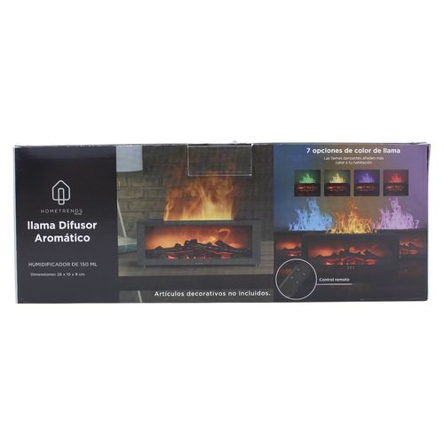 Difusor Home Trends Negro Diseño Chimenea