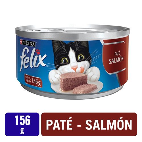 Comida húmeda para Gatos Felix Paté Salmon - 156 g