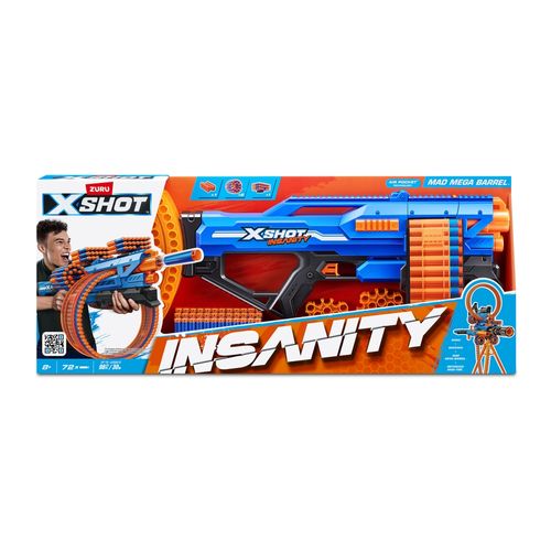 X-Shot insanity mad mega barrel