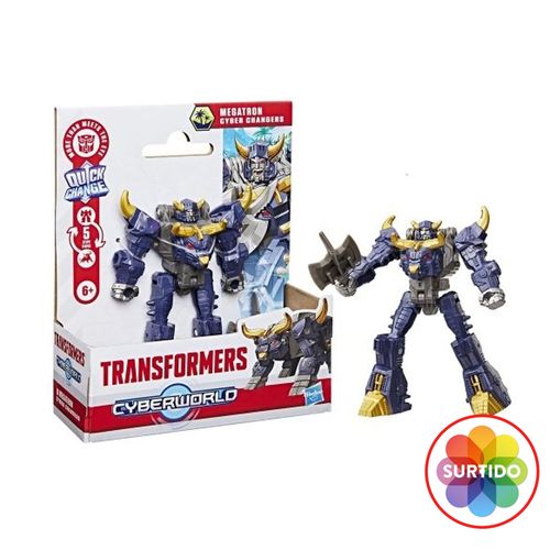Figura Transformers Cyberworld Cyber Changers colorido