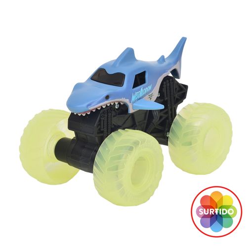 Vehículo Monster Jam llantas ligh escala 1:43