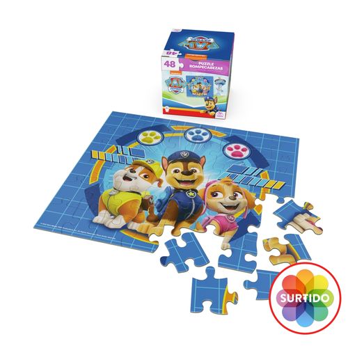 Juegos de mesa Paw Patrol rompecabezas cubo surtido - 48 Pzas