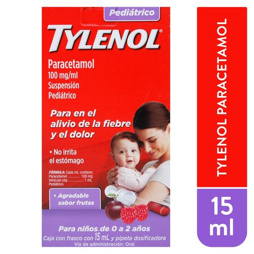 Tylenol Suspensión Pedriáticas 15 ml