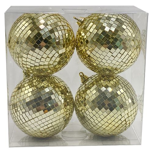 Esferas disco Holiday Time navideño - 10 mm