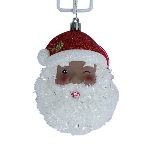 Ornamento Holiday Time Santa Navidad