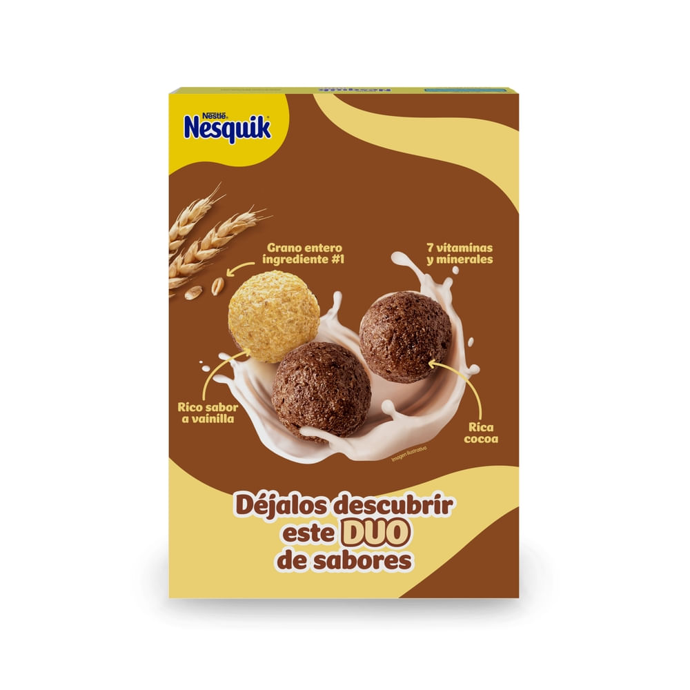 Cereal Nesquik Duo Choco Vainilla 300gr