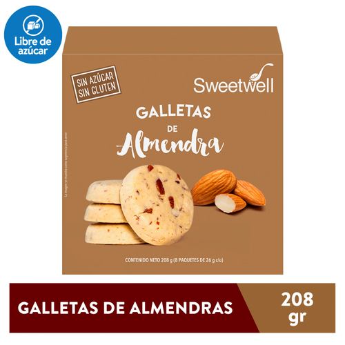 Galletas Sweet Well de almendra - 208 g