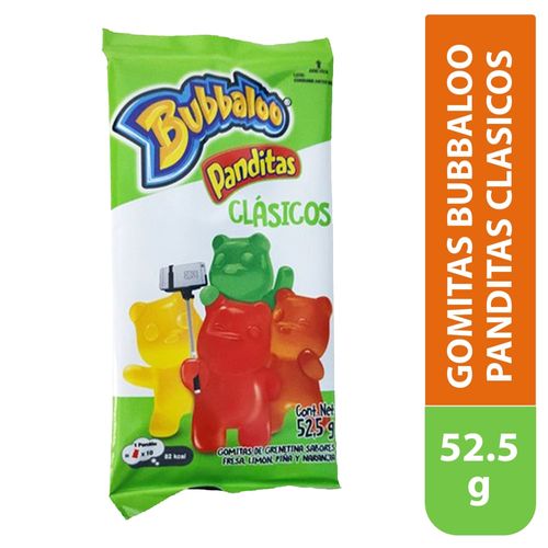 Gomita Bubbaloo Panditas Clasica 52.5g