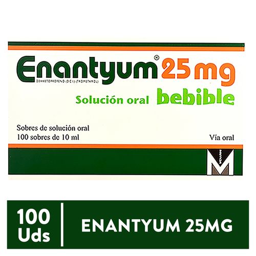 Enantyum Menarini 25mg 10ml 1 Sob De 100