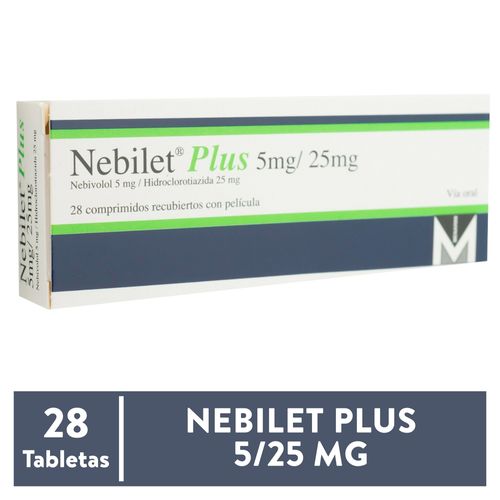 Nebilet Menarini Plus 5mg 25mg 28tab
