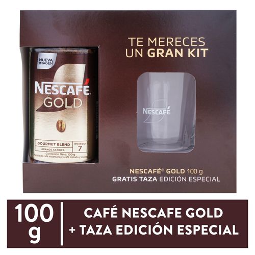 Cafe Nescafe Gold 100gr Mas Taza