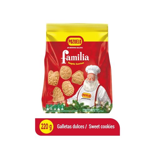Galleta Pozuelo Familia Navidad - 220 g