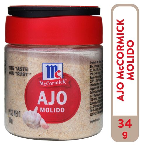 Ajo Mccormick molido - 34 g