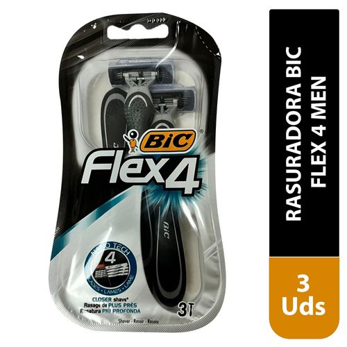Rasuradora Bic  Flex 4 Men Bl3