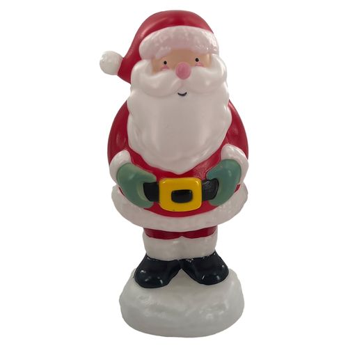 Adorno Holiday Time santa luminoso
