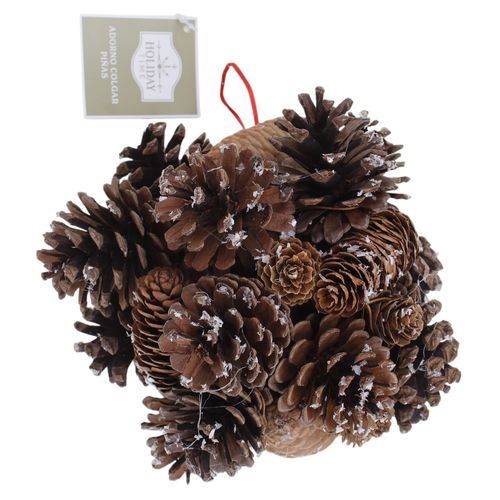 Adorno Holiday Time Para Árbol Piñas