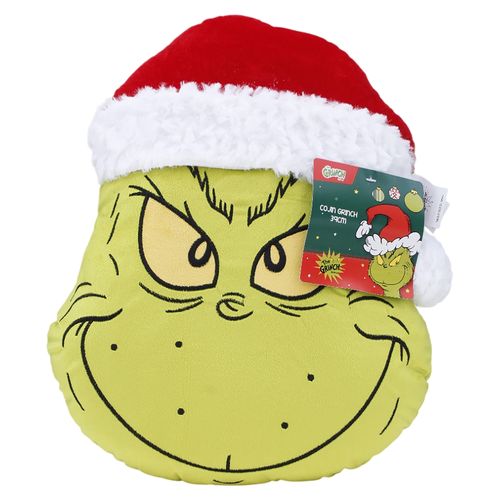 Cojín Grinch Diseño Navideño - 39 cm