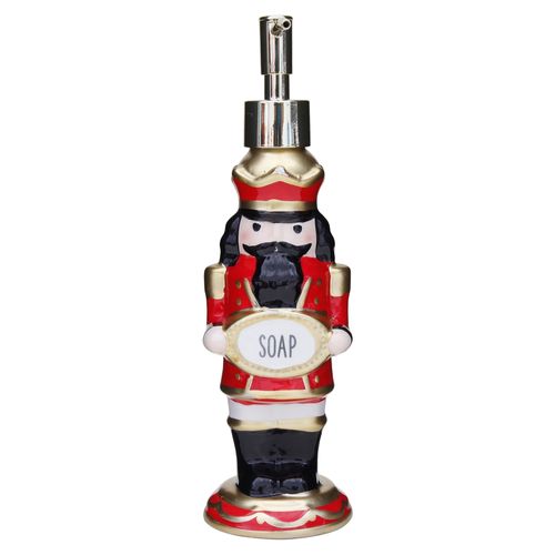 Dispensador de jabón Holiday Time cascanueces navideño surtido