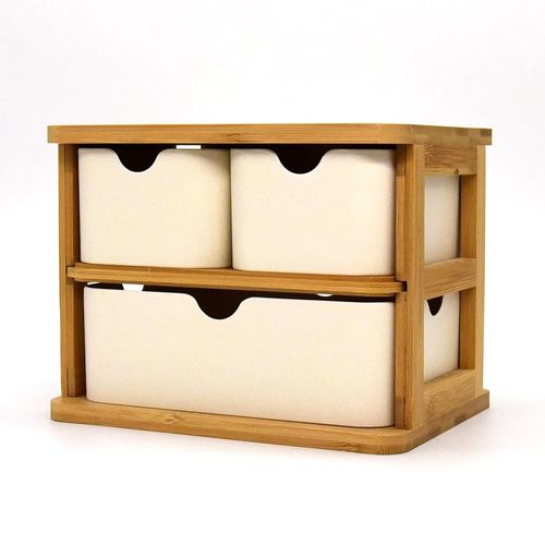 Caja Oranizadora De 2 Capas 20 Cms