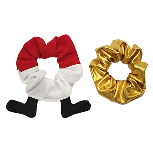 Elásticos Holiday Time para cabello navideño - 2 Pzas