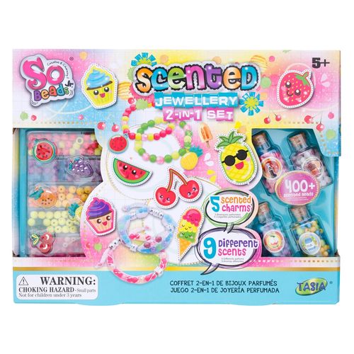 Set de joyeria So Beads Jr 2 En 1 con aroma
