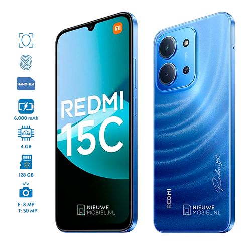Celular Xiaomi Redmi 15C 4GB RAM 128GB Almacenamiento