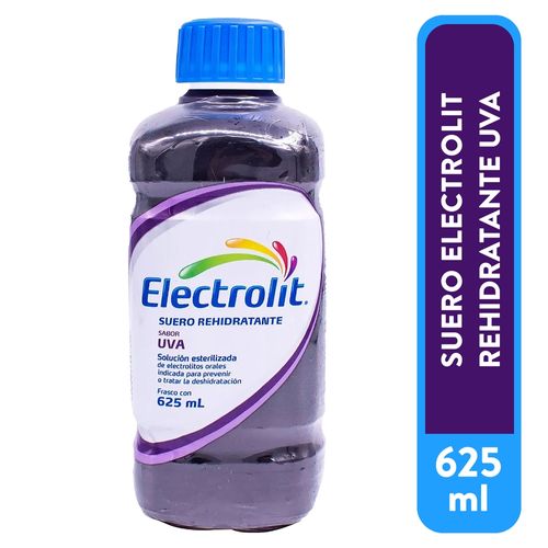 Electrolit Suero Rehidratante Uva 625ml