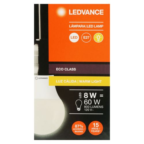 Bombillo Led Ledvance 8w Luz Amarilla