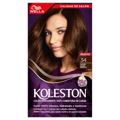 Tinte Koleston Kit Castaño Oscuro Hip 34 -125 g