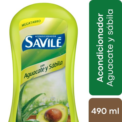 Acondicionador Savilé Aguacate Y Sábila - 530 ml