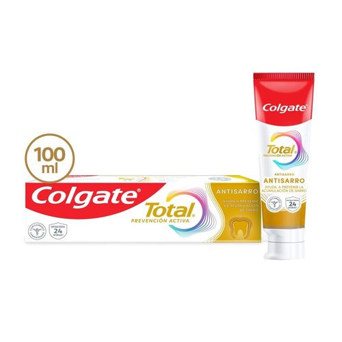 Pasta Dental Colgate Total Anti Sarro Prevención Activa - 100 ml