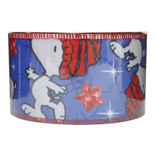 Listón Snoopy Decorado - 6 cm x 5 m