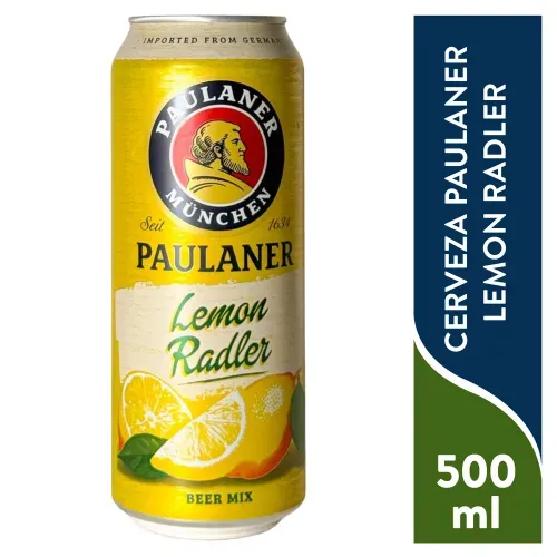 Paulaner Lemon Radler Lata 500 Ml