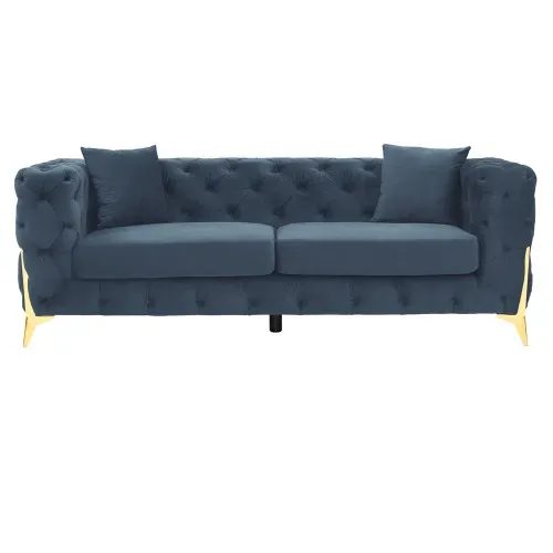 Sofá Deluxe HomeTrends Gris 221Cm