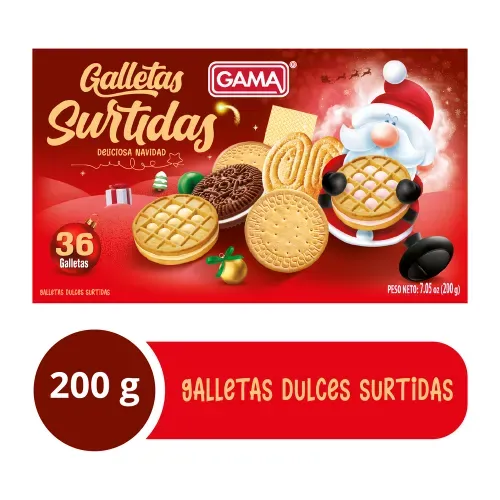Galleta Navidad Gama Surtida 200 Gr