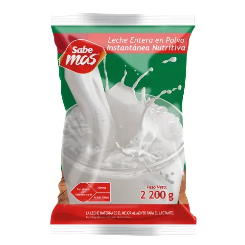 Leche Sabemas Entera En Polvo - 2200 g